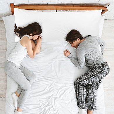 Pillow Cases Zipper Covers Egyptian Cotton For Hair and Skin (20"x72")