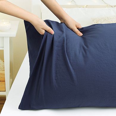 Brushed Body Pillowcase Washed Microfiber Envelope Closure Body(20"x48")