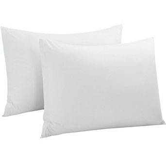 Egyptian Cotton Pillow Cases Hidden Zipper 2 Pack Queen(20"x30")