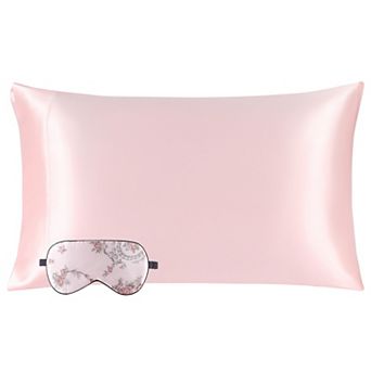 19 Momme Silk Pillowcase with Eye Cover Set King(20"x36")