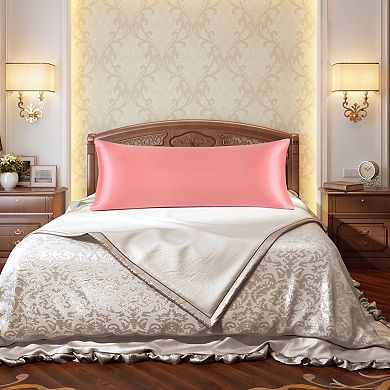 1Pc Satin Soft Body Pillow Cover with Envelop Body(20"x48")