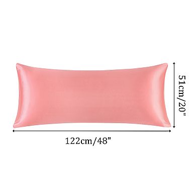 1Pc Satin Soft Body Pillow Cover with Envelop Body(20"x48")