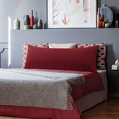 Pillow Cover No Zipper For Long Bolster Pillowcase Body(20"x48")