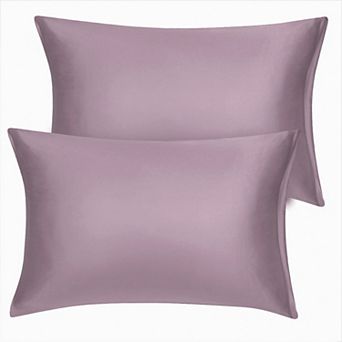2 pc Soft Silky Satin Pillow Cases Covers Queen(20"x30")