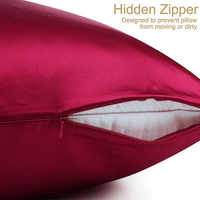 100% Mulberry Silk Queen Size (20"x30") Pillowcase for Home