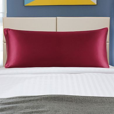 1 PC Satin Soft Body Pillow Cover with Zipper Body(20"x54")