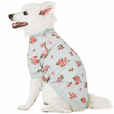 Blueberry Pet Dog Floral Sweatshirt