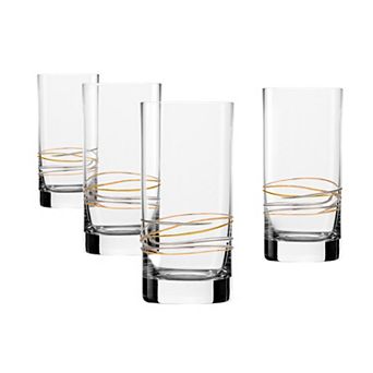 Artland Reflex 4 pc Highball Glass Set