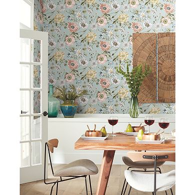 RoomMates Vintage Inspired Poppy Peel & Stick Wallpaper