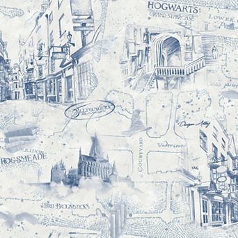 RoomMates Harry Potter Map Peel & Stick Wallpaper