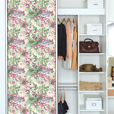RoomMates Waverly Abstract Garden Peel & Stick Wallpaper