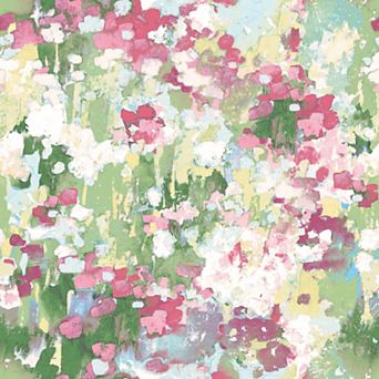 RoomMates Waverly Abstract Garden Peel & Stick Wallpaper