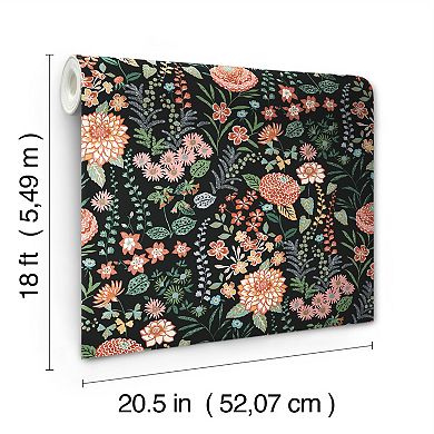 RoomMates Waverly Fiona Floral Peel & Stick Wallpaper