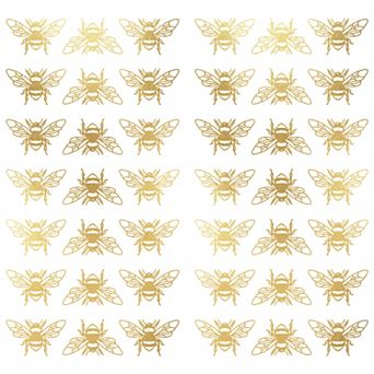 RoomMates Metallic Bumblebee Wall Decals 42 pc Set