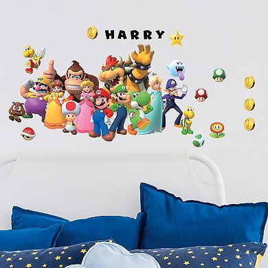 RoomMates Super Mario Wall Decals 122-piece Set