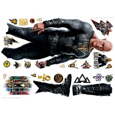 DC Comics Black Adam Wall Decals 136-piece Set by RoomMates