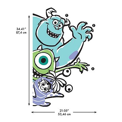 Disney / Pixar Monsters Inc. Wall Decals 26-piece Set by RoomMates