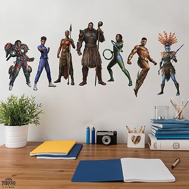 Marvel Black Panther Wakanda Forever Wall Decals 29-piece Set by RoomMates