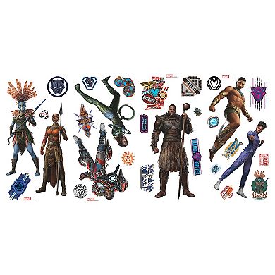 Marvel Black Panther Wakanda Forever Wall Decals 29-piece Set by RoomMates