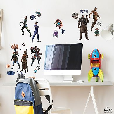 Marvel Black Panther Wakanda Forever Wall Decals 29-piece Set by RoomMates