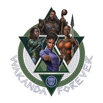 Marvel Black Panther Wakanda Forever Wall Decals 11 pc Set by RoomMates