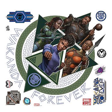 Marvel Black Panther Wakanda Forever Wall Decals 11-piece Set by RoomMates