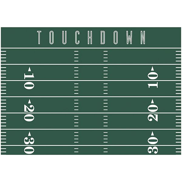 RoomMates Football Field Giant Wall Decal