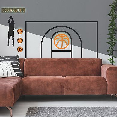 RoomMates Basketball Wall Decals 20-piece Set