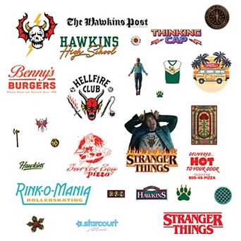 Netflix Stranger Things Wall Decals 28 pc Set by RoomMates