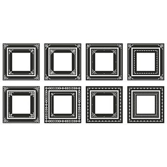 RoomMates Ornate Gallery Wall Decals 16 pc Set