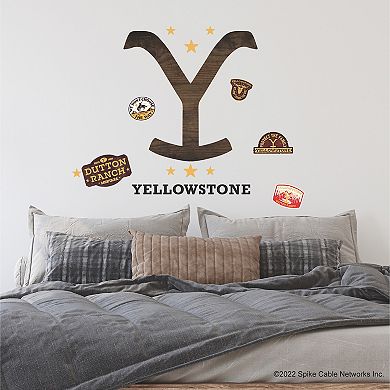 RoomMates Yellowstone Dutton Ranch Wall Decals 121-piece Set