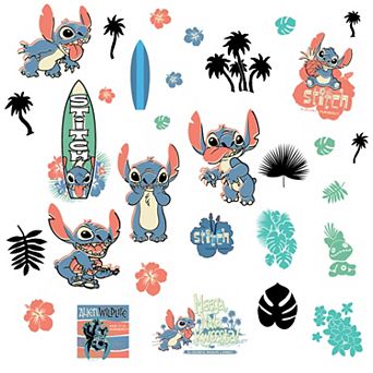 Disney's Lilo & Stitch Surf's Up Wall Decals 31 pc Set by RoomMates