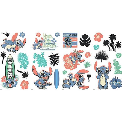 Disney's Lilo & Stitch Surf's Up Wall Decals 31-piece Set by RoomMates