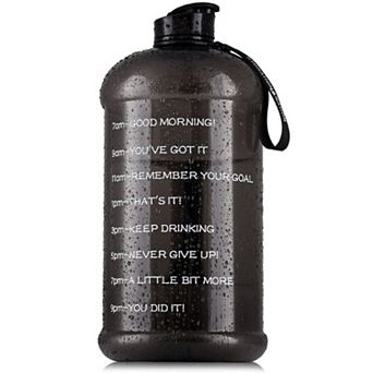 Zulay Kitchen 1 Gallon Water Bottle with Times to Drink by Hydration Nation