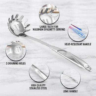 Durable Stainless Steel Pasta Server