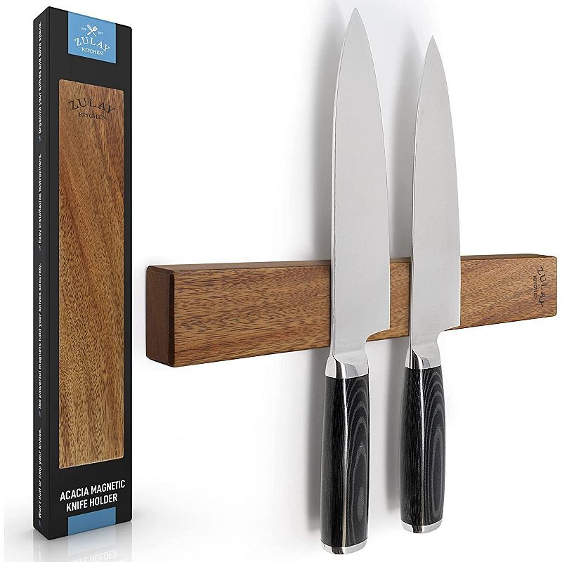 Magnetic Acacia Multi-Function Knife Holder