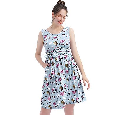 Maternity Pokkori Nursing Skater Dress