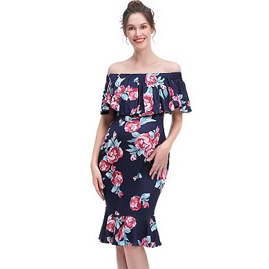 Maternity Pokkori Nursing Mermaid Dress