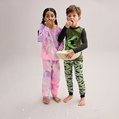 Girls 4 12 Cuddl Duds Fleece Pajama Set