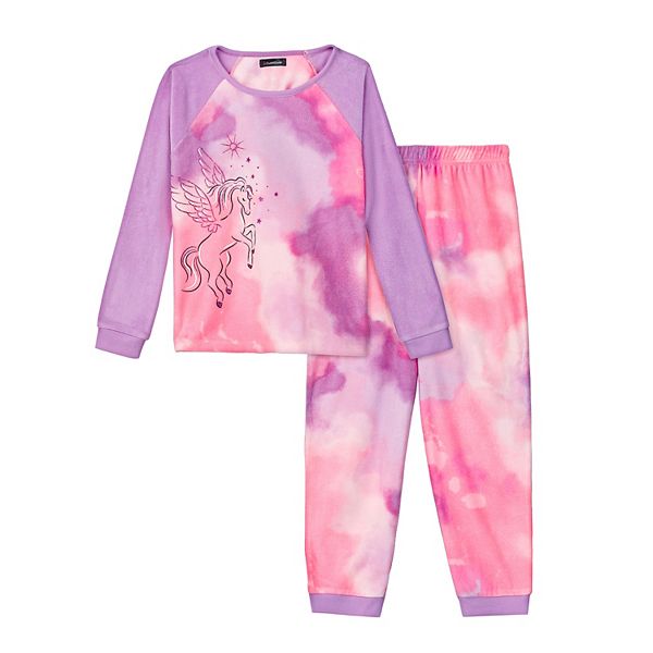 Girls 4-12 Cuddl Duds® Fleece Pajama Set - Unicorn (6-6X)