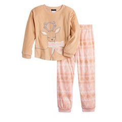 Girls 4-12 Cuddl Duds Fleece Pajama Set, Girl's, Size: 10-12, Lt Green -  Yahoo Shopping