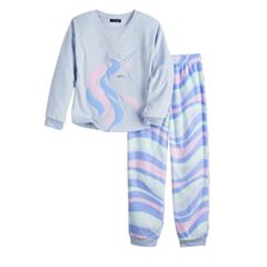 Girls 6-12 Squishmallows Top & Bottoms Pajama Set