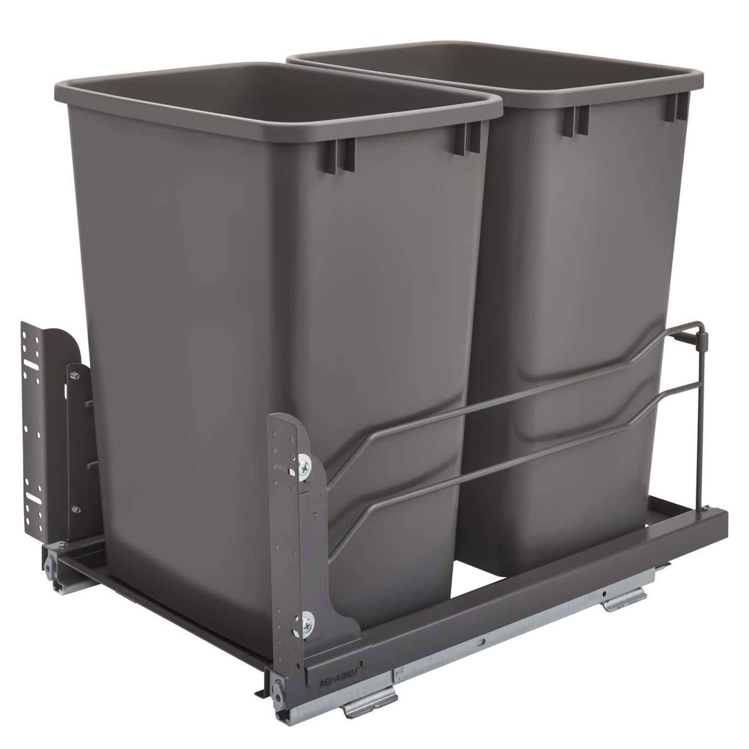 Rev-A-Shelf 35 Qt Under Sink Pull-Out Trash Can Replacement, RV-35-52