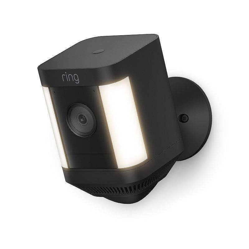 Ring Spotlight Cam Plus with Battery, Black