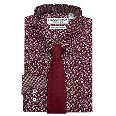 Kohls mens best sale fitted dress shirts