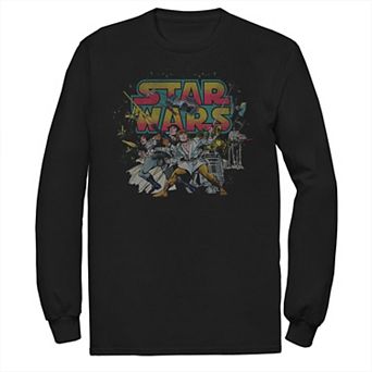 Men's Star Wars Comic Cover Poster Tee