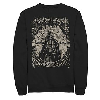 Men's Star Wars Welcome To The Dark Side Darth Vader and Clones Empire Gang Sweatshirt