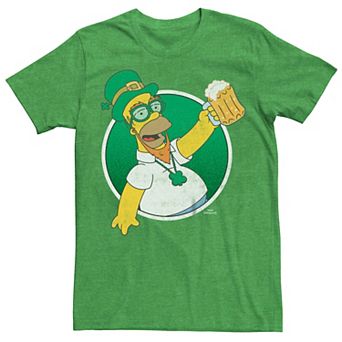 Men's The Simpsons Homer Leprechaun Tee