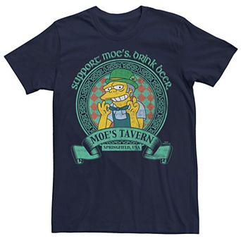 Men's The Simpsons Moes Tavern Vintage Tee