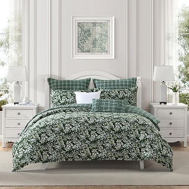 Laura Ashley Bramble Floral 7-piece Comforter Set